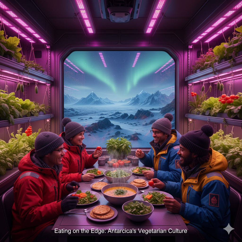 The World's Coldest Kitchen: What Vegetarians Eat in Antarctica